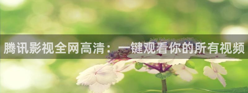 2018久久视频：腾讯影视全网高清：一键观看你的所有视频